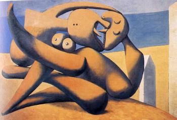 Pablo Picasso : figures by the sea